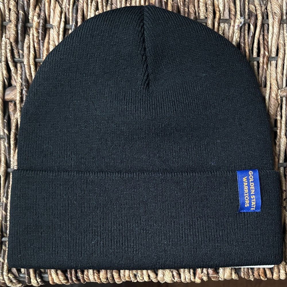 Golden State Warriors Black Beanie